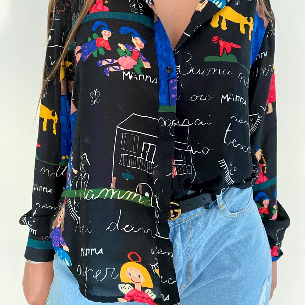 Doodle Blouse